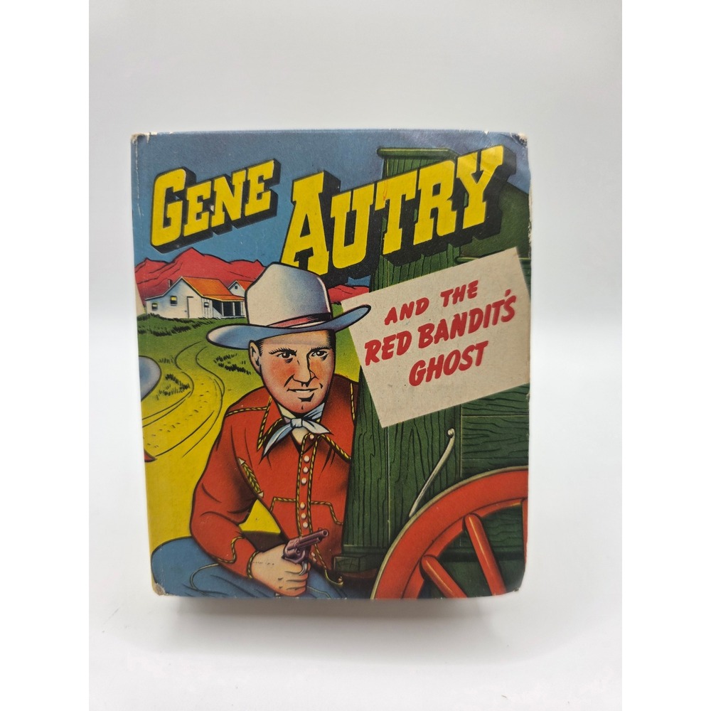 1946 Gene Autry and the Red Bandits Ghost Better Little Book Whitman Western